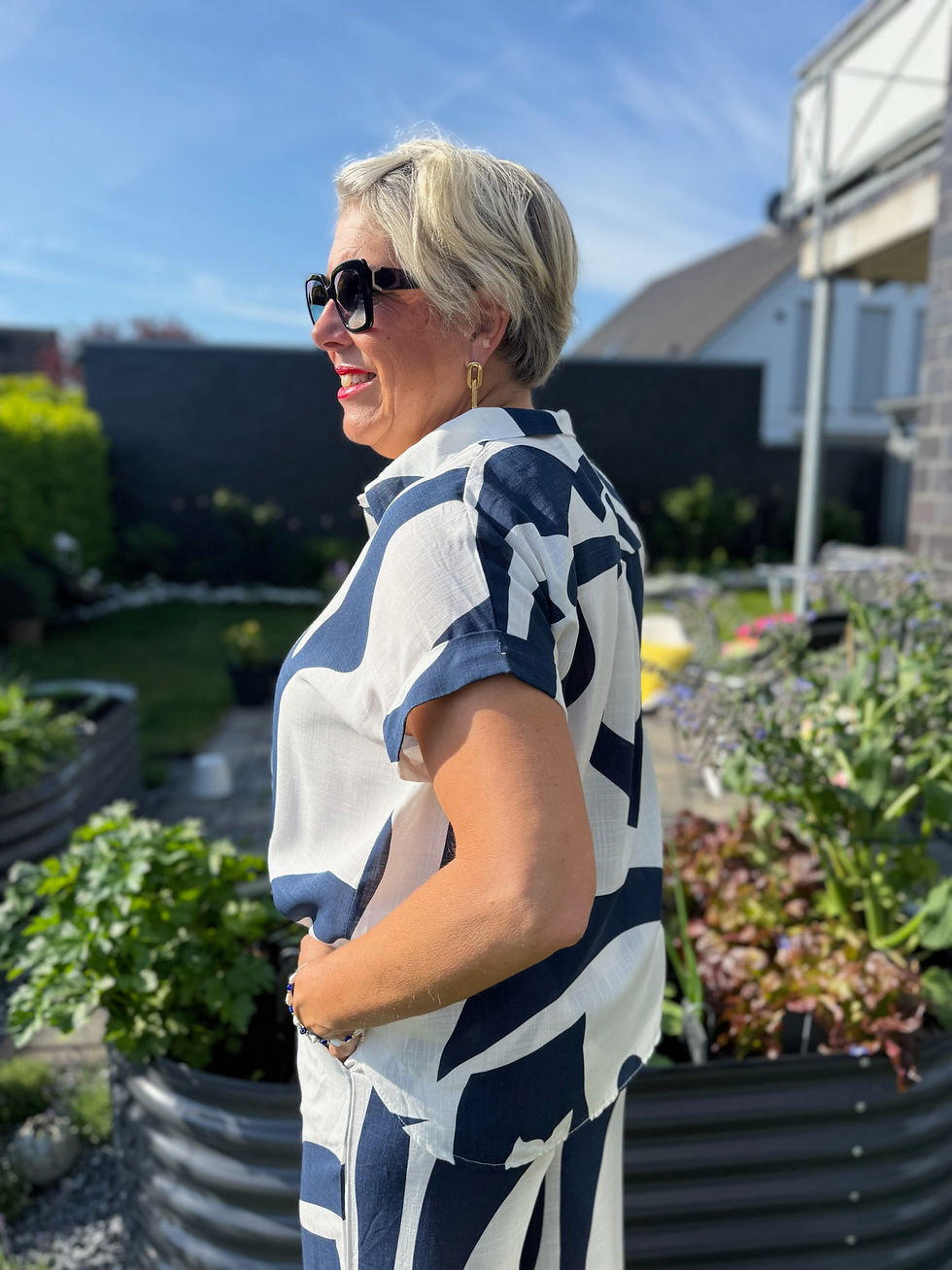 Miniaturbild: Bluse Blue Wave