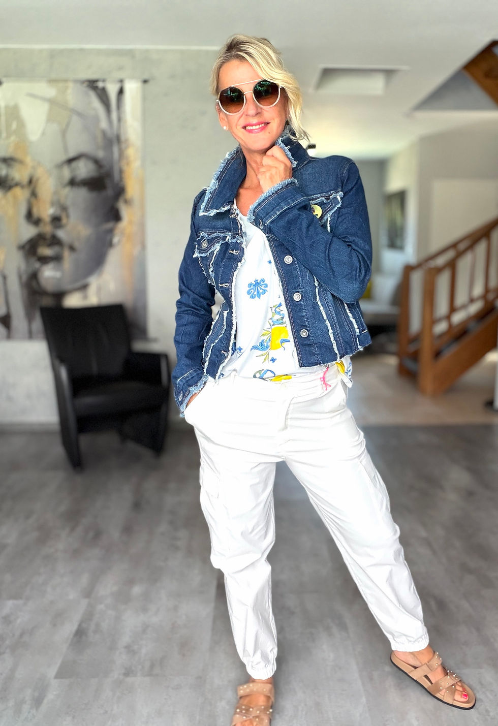Miniaturbild: Jeansjacke For ever young Dunkelblau 