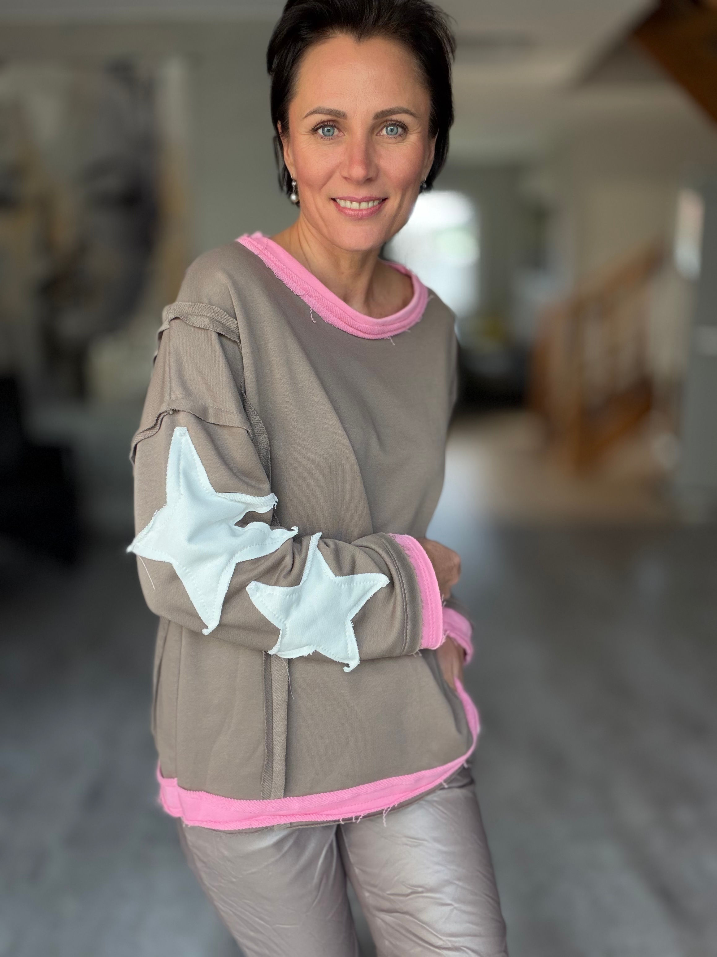 Pulli Stars Taupe