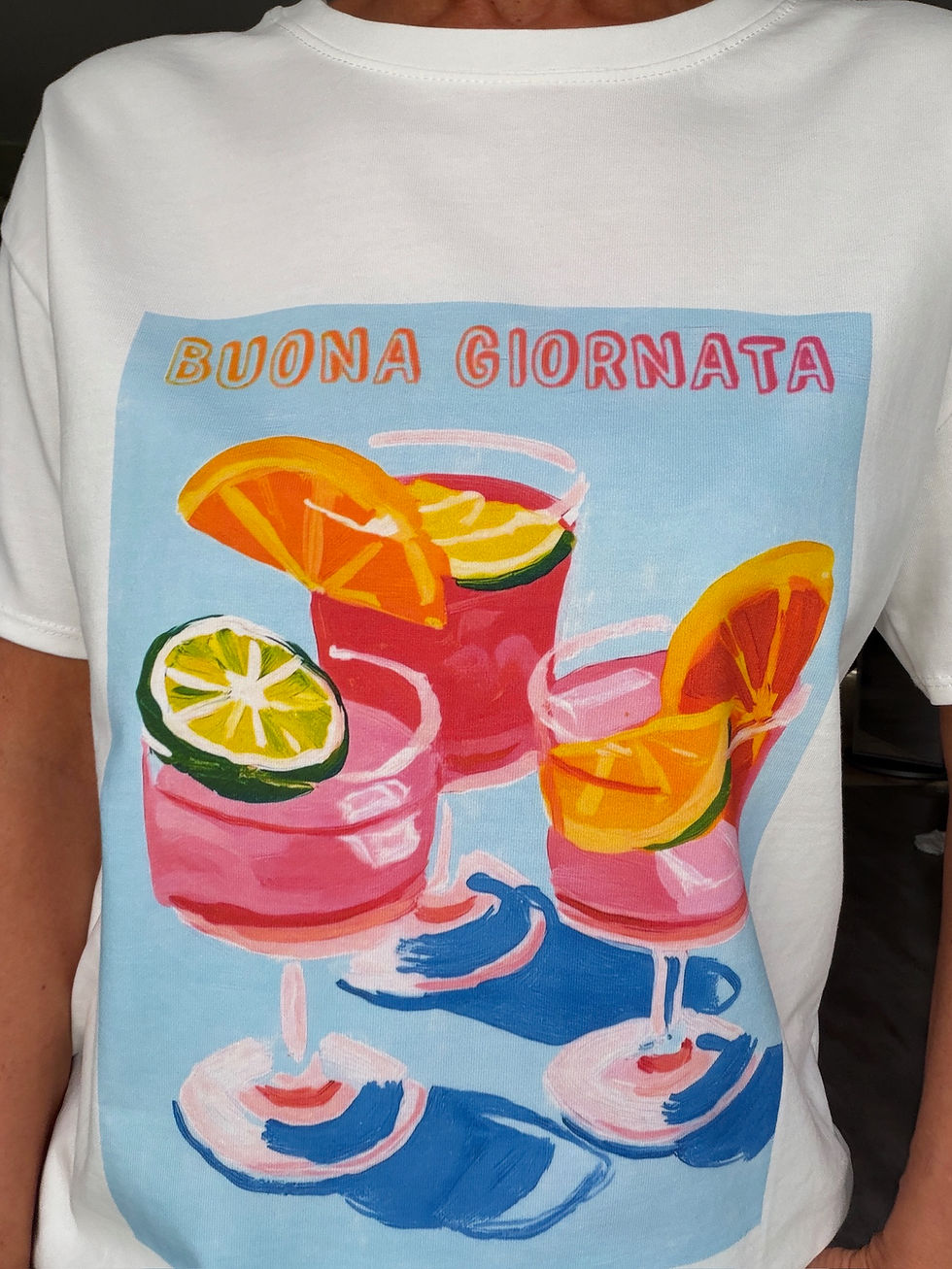 Miniaturbild: Shirt Cocktails Weiß