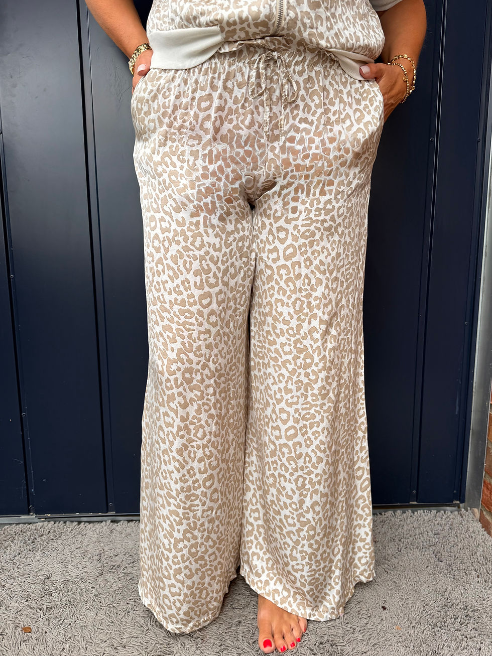 Miniaturbild: Hose Beige-Leo