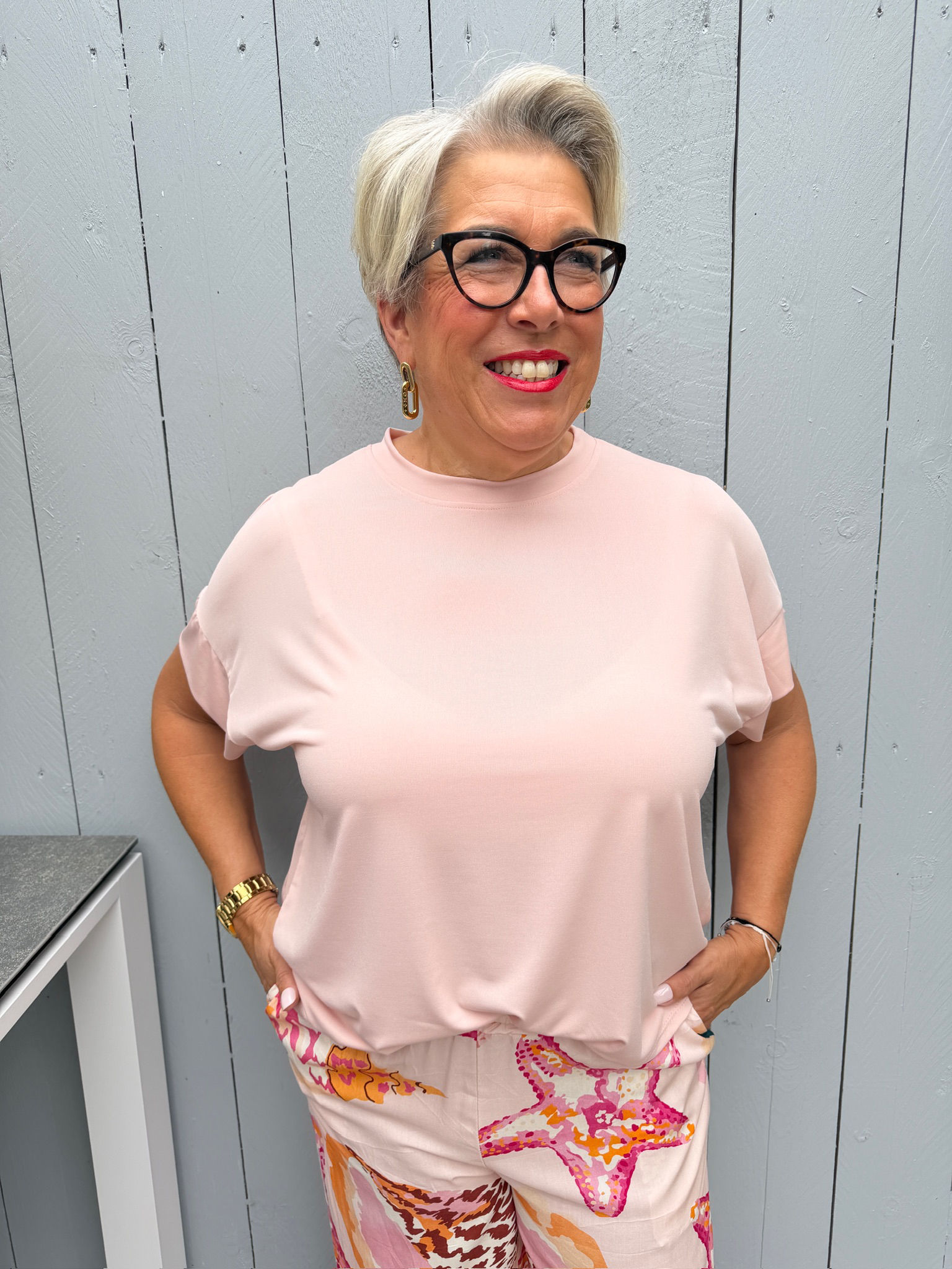 Shirt Basic in Rosa