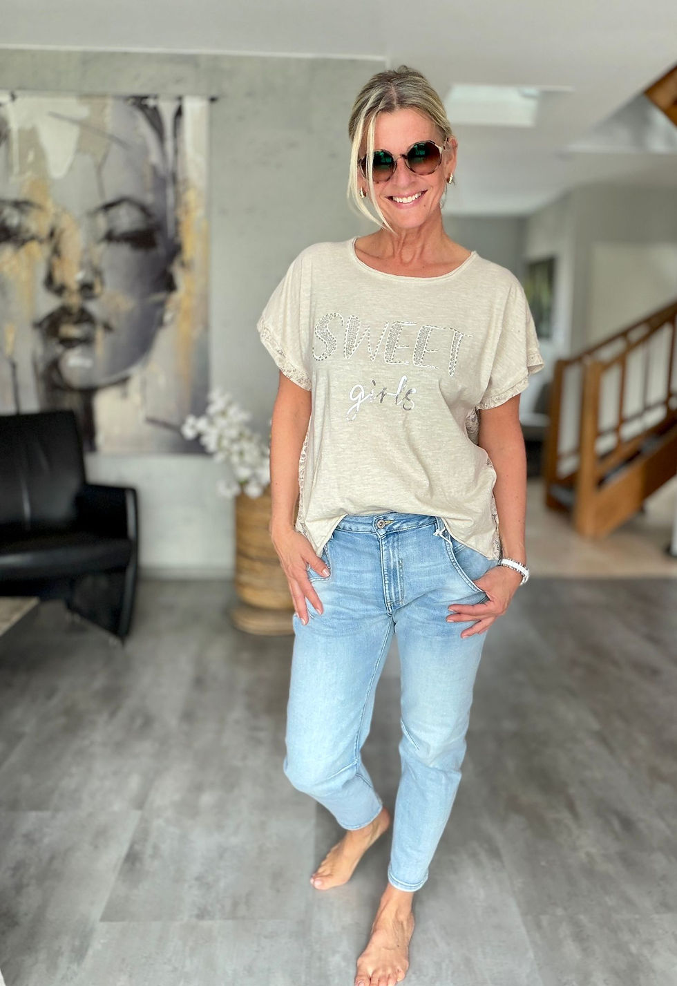 Miniaturbild: Shirt Sweet Girls Beige