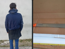 ‼️A lo mejor el "John" iba a cortar yerba‼️ POLICÍA MUNICIPAL DETIENE A HOMBRE EN POSESIÓN DE UN MACHETE EN VILLAS DE NUESTRA SEÑORA DE LA ASUNCIÓN 🚓 🚓👮🏼♂️🚨