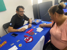 ASISTE A LA BRIGADA DE EMPLEO EN LA COLONIA GUADALUPE PERALTA ESTE LUNES 22 DE ABRIL