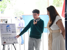 TERE JIMÉNEZ VISITA A JÓVENES DE SECUNDARIA QUE REPRESENTARÁN A AGUASCALIENTES EN CONCURSO DE ROBÓTICA EN JAPÓN