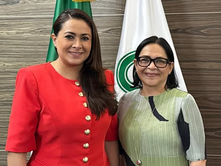 SE REÚNE TERE JIMÉNEZ CON DIRECTORA GENERAL DE LA COMISIÓN FEDERAL DE ELECTRICIDAD, EMILIA ESTHER CALLEJA ALOR