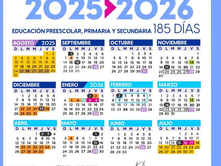 Ya se encuentra publicado el Calendario Escolar 2025-2026