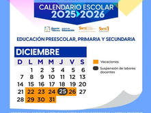 Y tú...¿ya planteaste tus vacaciones...?A dónde vas a ir...?‼️AQUÍ Te compartimos el calendario de diciembre, correspondiente al ciclo escolar 2025-2026, 👇👇👇‼️
