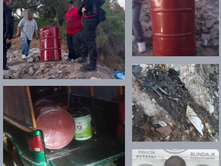 DERRAMABAN ACEITE EN EL RÍO SAN PEDRO EN JESÚS MARÍA.#PoliciacaContrastes🚓 👮🚨🚓