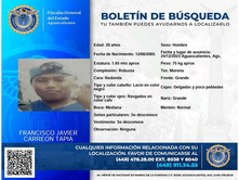 Tu puedes ayudar a encontrar a Francisco Javier