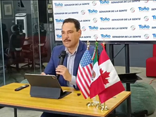 Rueda de prensa con el senador Antonio Martín del Campo || Resultados de la Gira realizada en EUA y Canadá