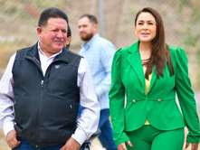 SUPERVISA TERE JIMÉNEZ OBRAS DEL NUEVO CONALEP EN VILLA JUÁREZ, ASIENTOS . LAS CLASES INICIAN EN SEPTIEMBRE