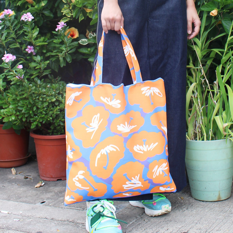 縮圖：原創印花方形TOTE BAG