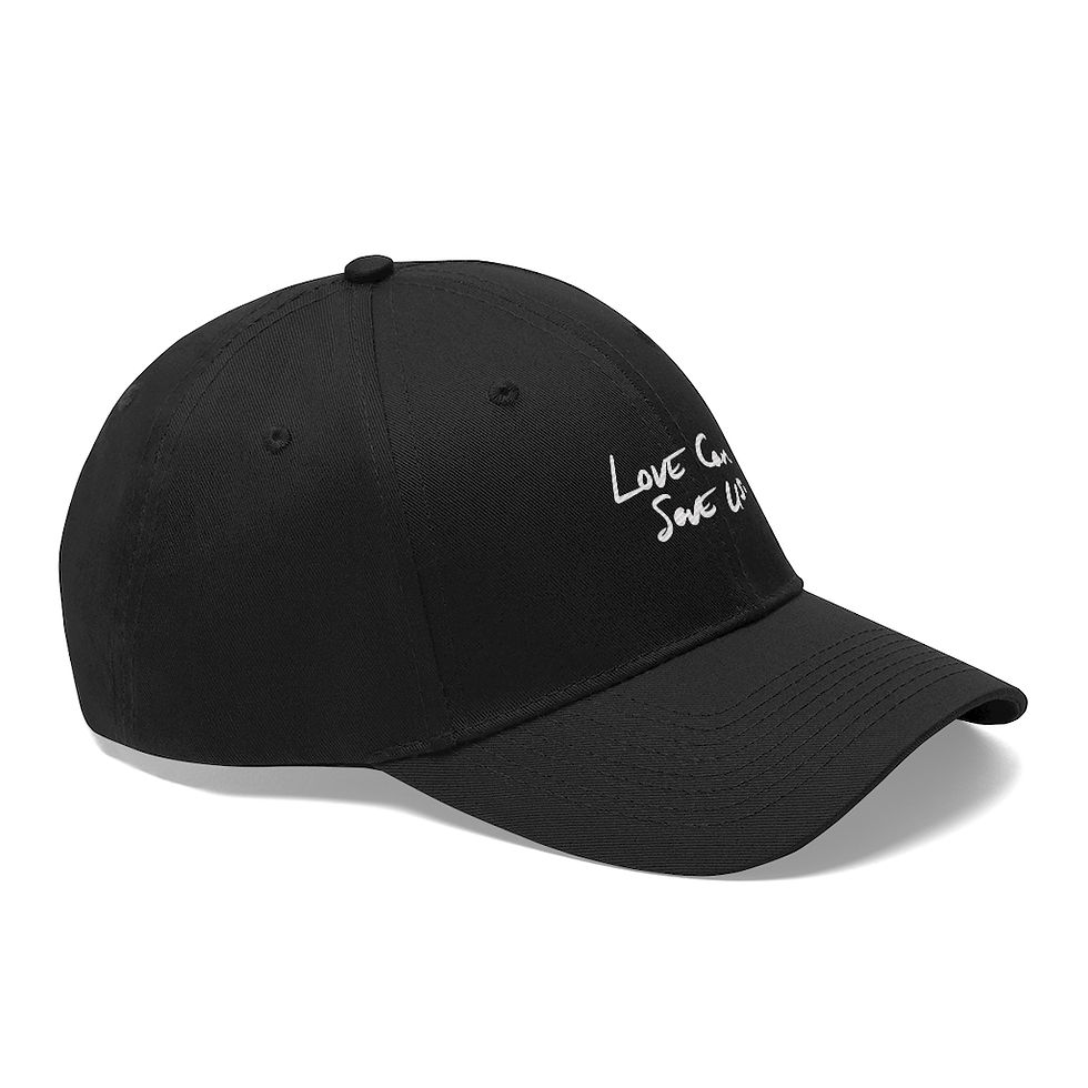 Thumbnail: 'Love Can Save Us' x Unisex Twill Hat