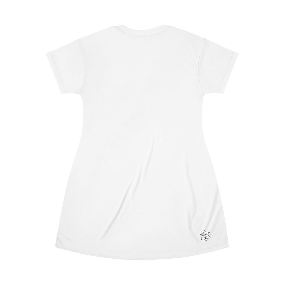 Thumbnail: 'Warrior of Love' x All Over Print T-Shirt Dress