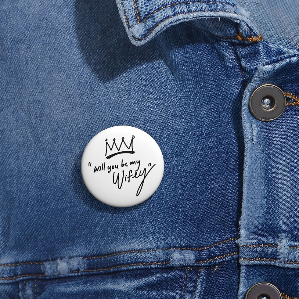 Thumbnail: 'WifEY' x Custom Pin Buttons