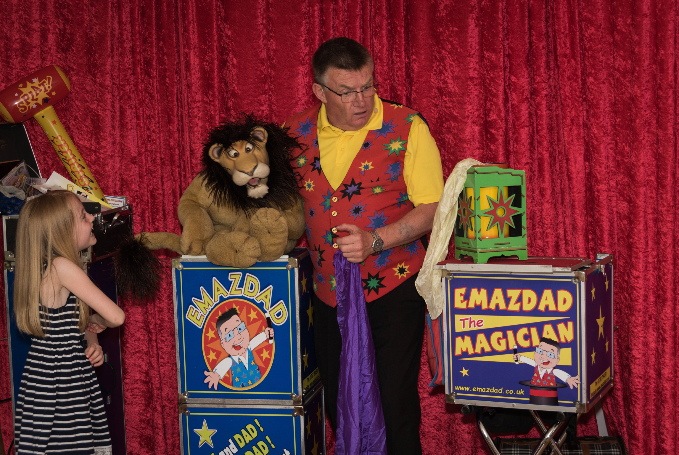 Emazdad and Marmite the lion