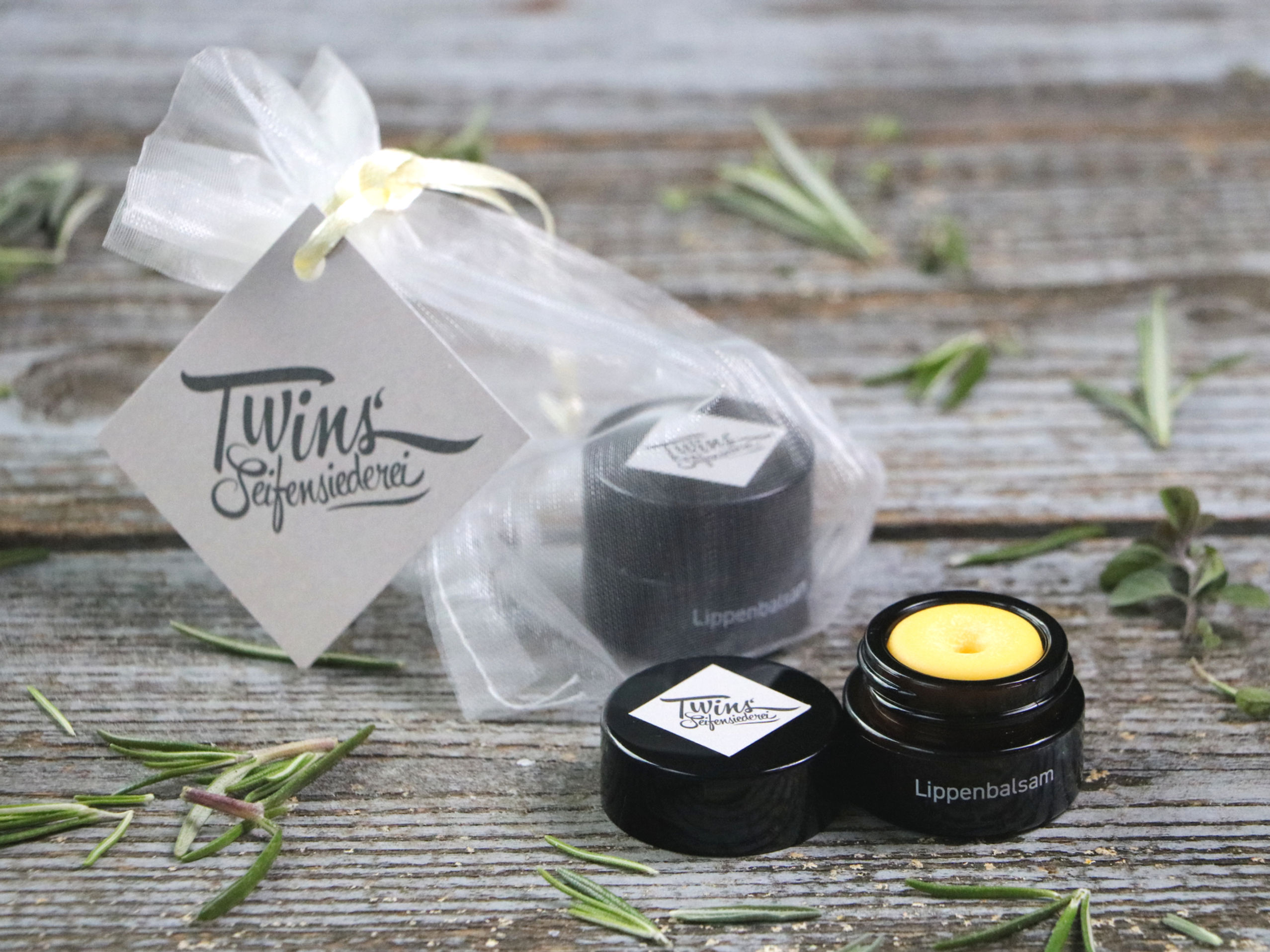 Lippenbalsam 10 ml braun Glas Dösli (vegan)