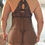 Thumbnail: Gray Mesh & Lace Babydoll