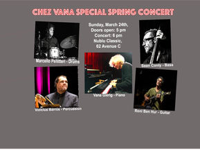 Chez Vana Special Spring Concert - East Village, New York