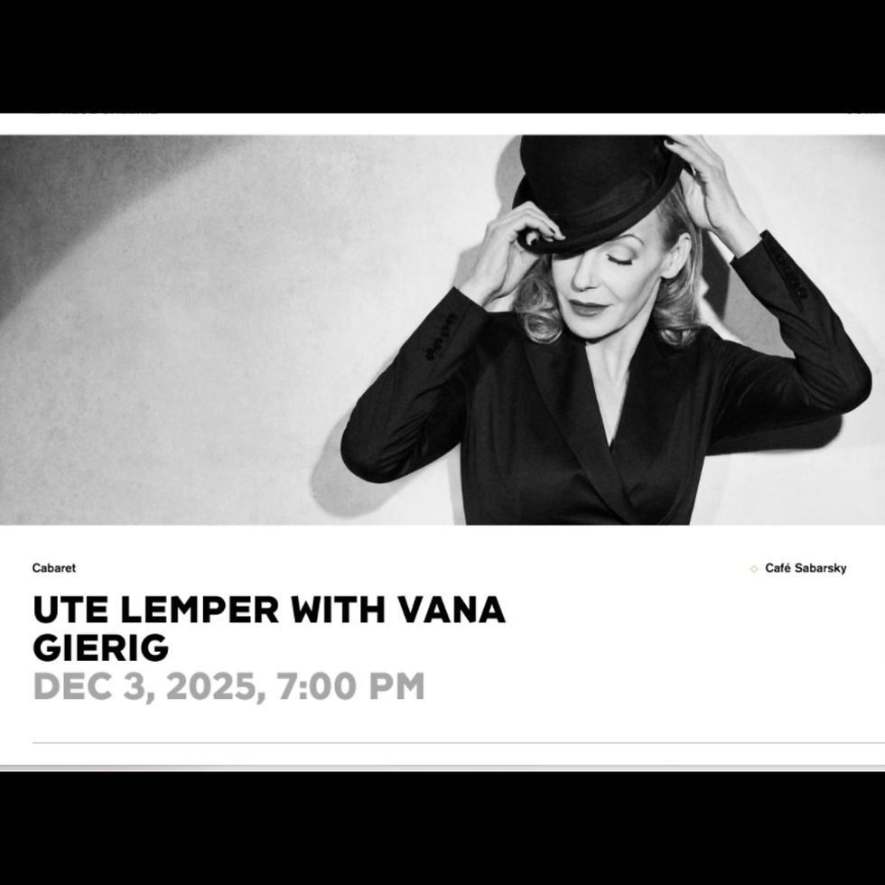 Neue Galerie / Café Sabarsky, New York City - Ute Lemper