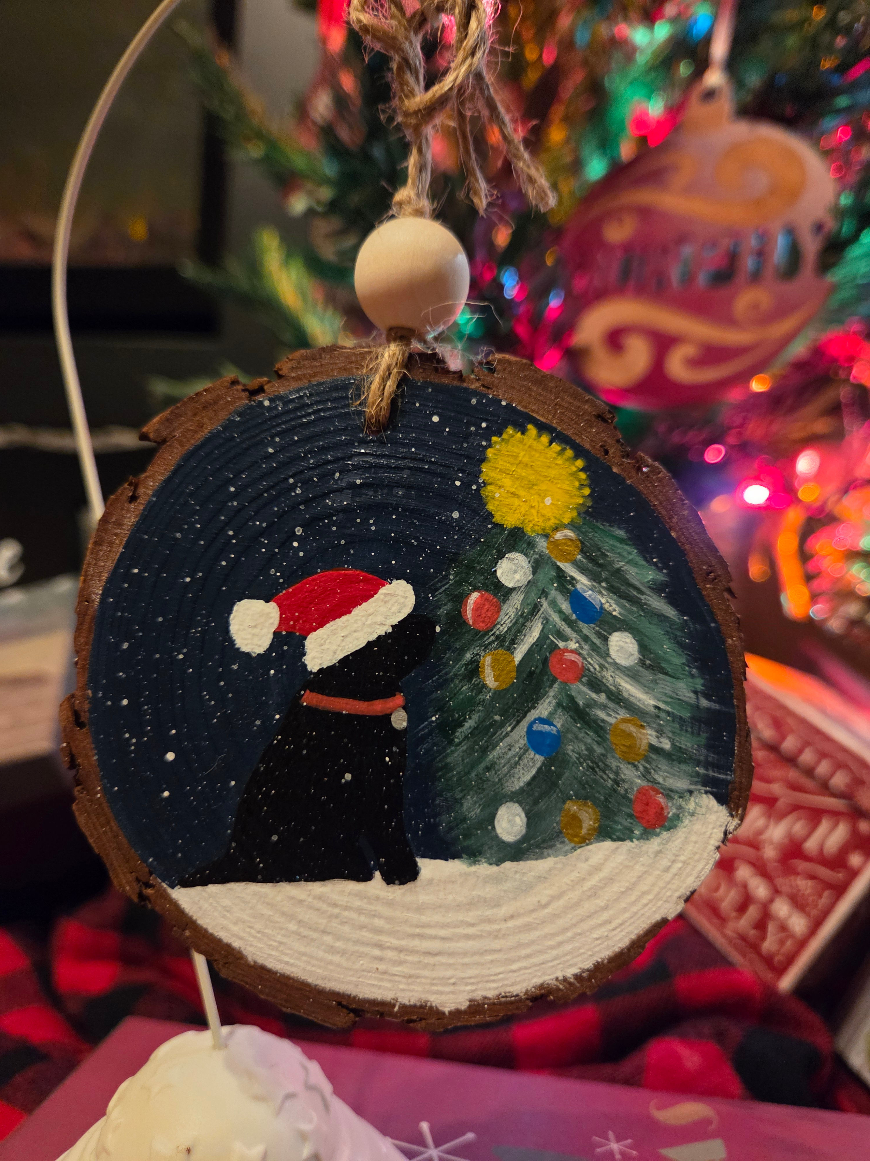 "All I want for Christmas" ornament