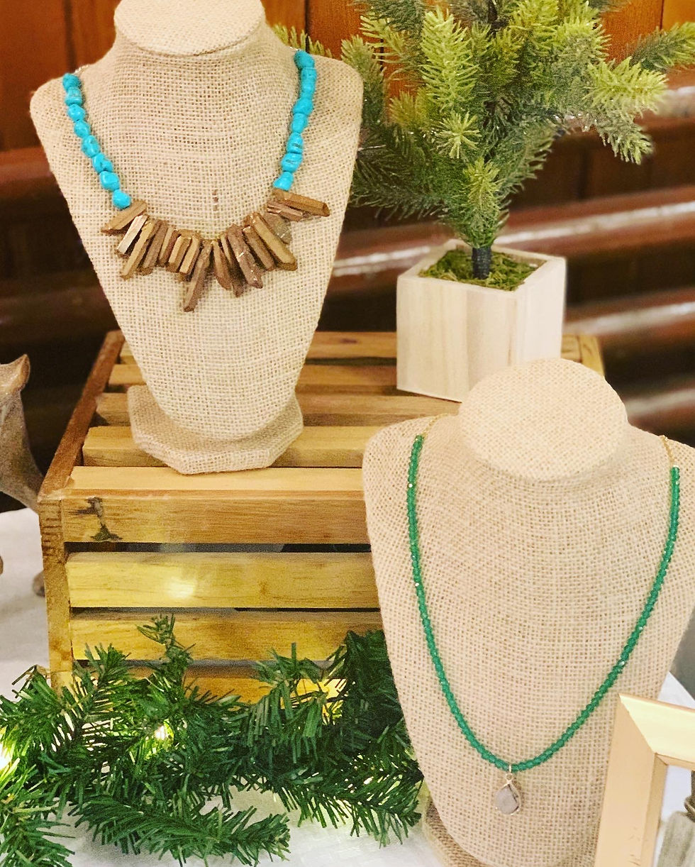 Thumbnail: Turquoise + Bronze Statement Necklace