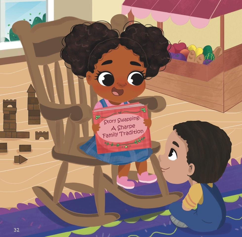 Thumbnail: Story Swapping A Family Tradition (Hardcover)