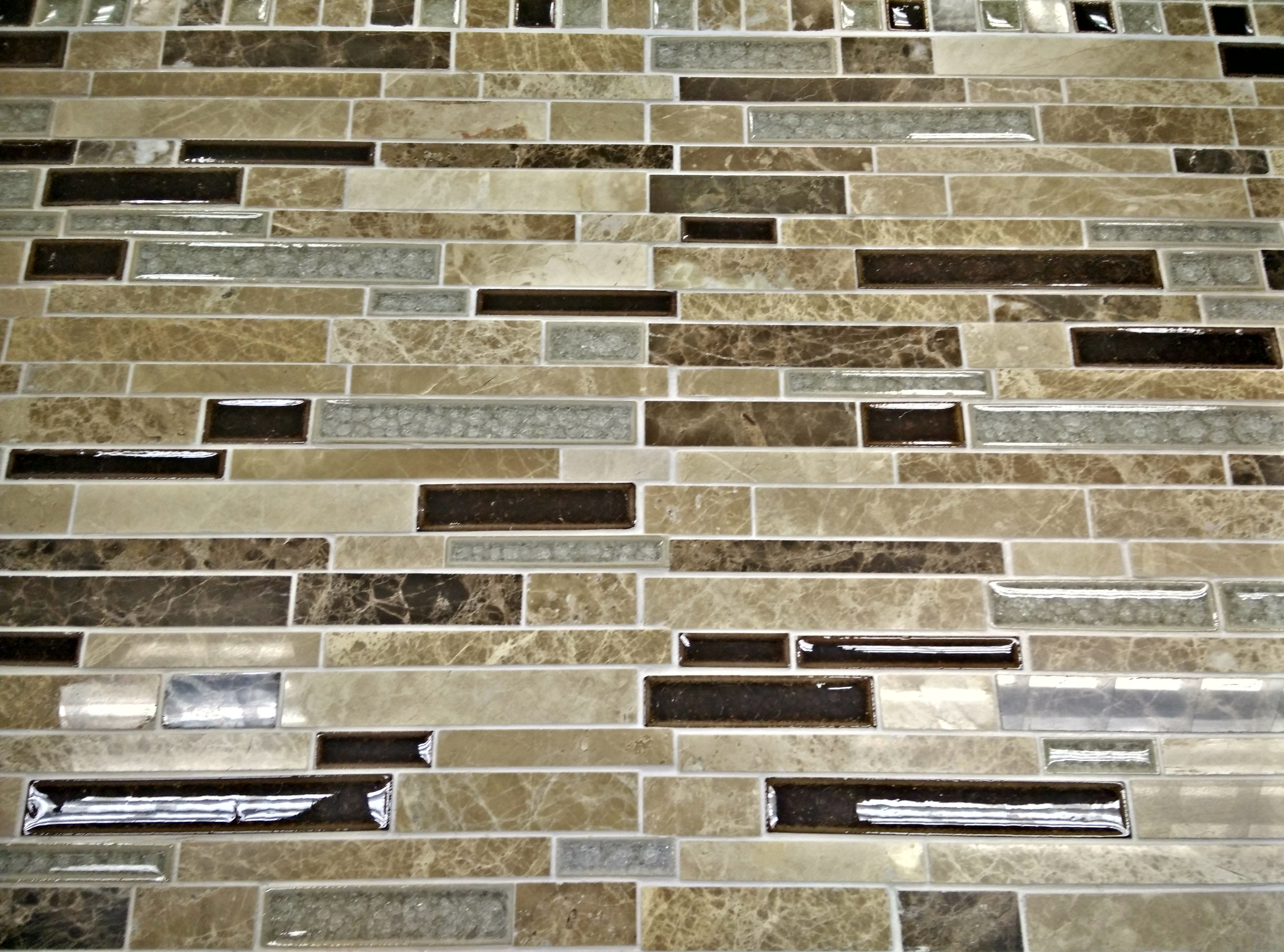 Cristallo Staggered Brick Grigio