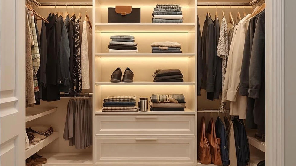 Custom Walk in Wardrobe