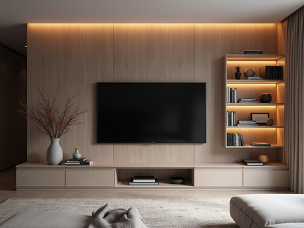 Transform Your Living Room with a Stylish TV Media Wall