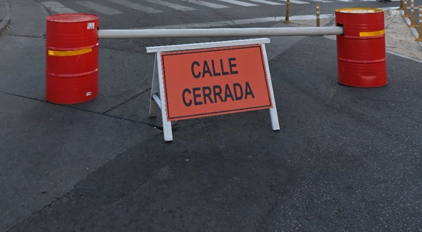 Cortes de calles y cambio de recorrido