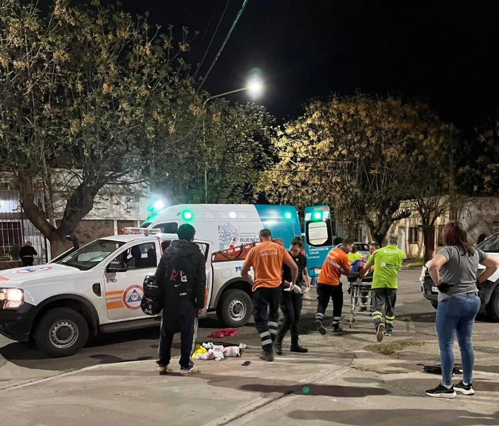 Está grave el motociclista accidentado en Las Tres Villas