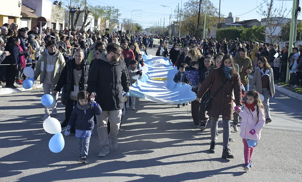 Festejos por el 150º aniversario de General Daniel Cerri