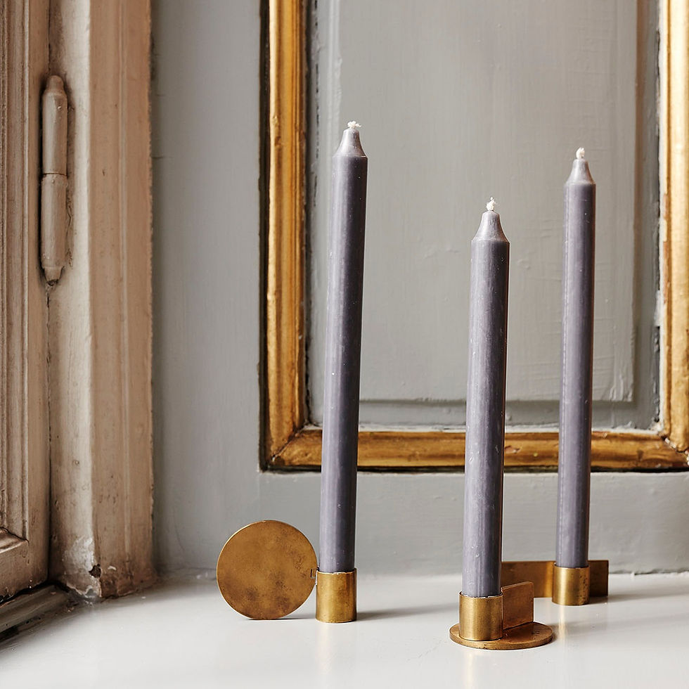 Thumbnail: FUNDAMENT CANDLE HOLDERS | BRASS