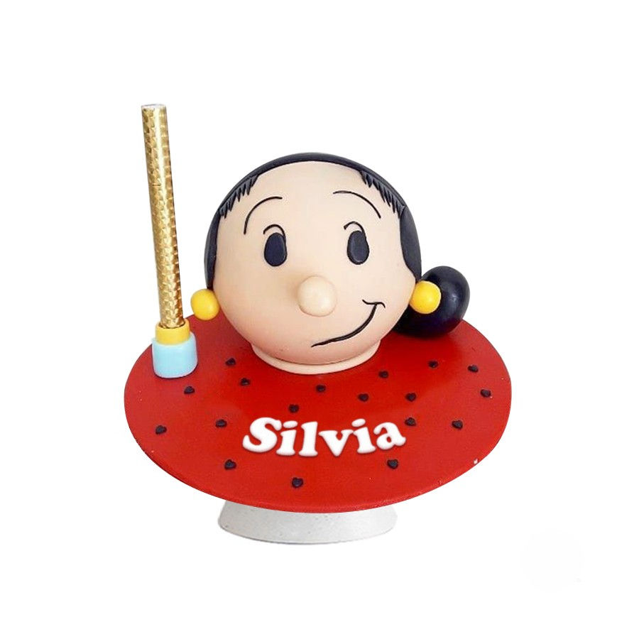 Breakable inspirado en Olive Oyl, con base personalizada y detalles clásicos del personaje.