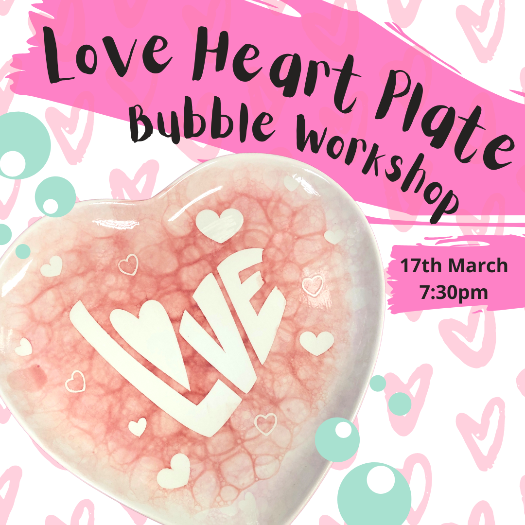Bubble Heart Plate
