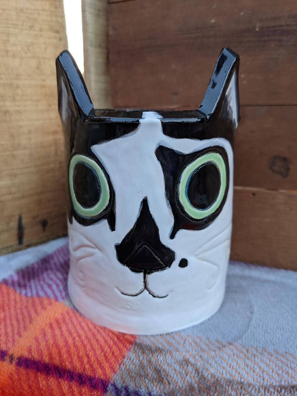Thumbnail: Cat and Dog Mug/Planter