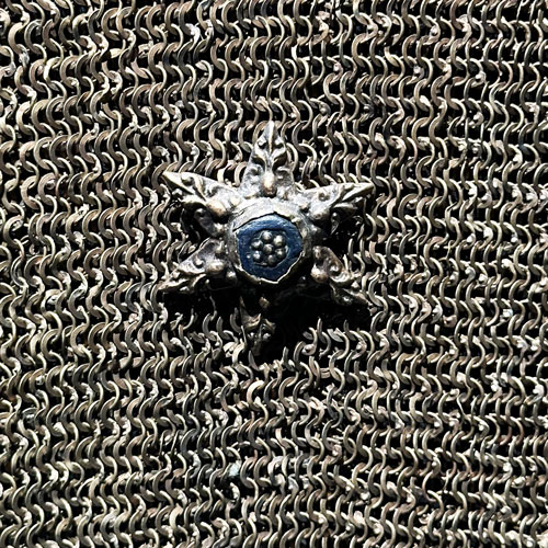 wawel côte de maille de roi ladislas IV Vasa XVIIe siècle étoile laiton lapis lazuli