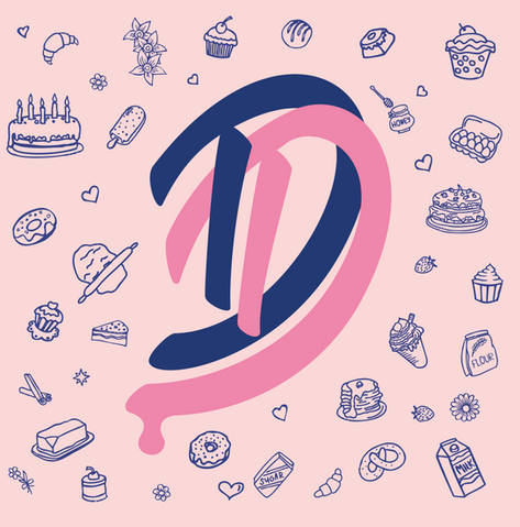 Dollops and Drizzles Brand Design. Brand Design. Icon Design.