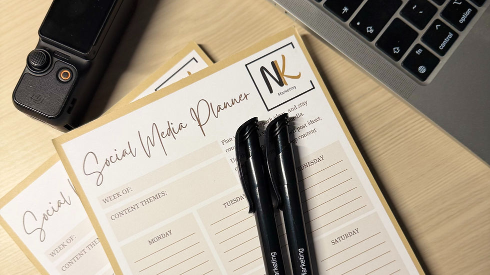 NK Marketing social media planner