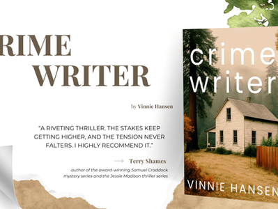 Guest Post & #Giveaway: Crime Writer by Vinnie Hansen