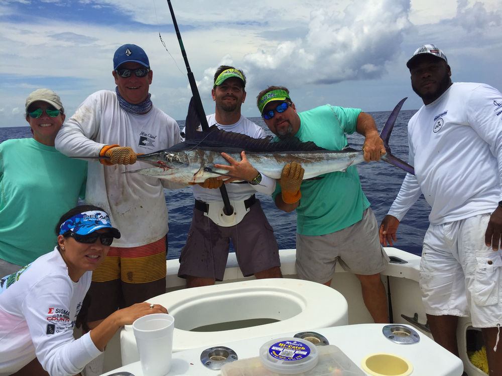 White Marlin caught off Key Largo, Florida Keys