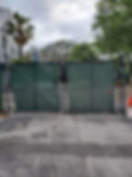 Chain Link Security Gate