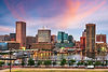 Urban city skyline representing the communities and healthcare regions served across Maryland and Delaware.