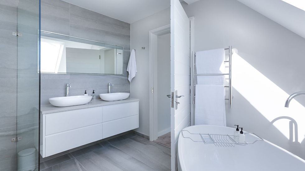 minimalist bathroom retreat