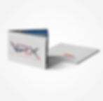 Mockup of brochure design by THYNKgroup