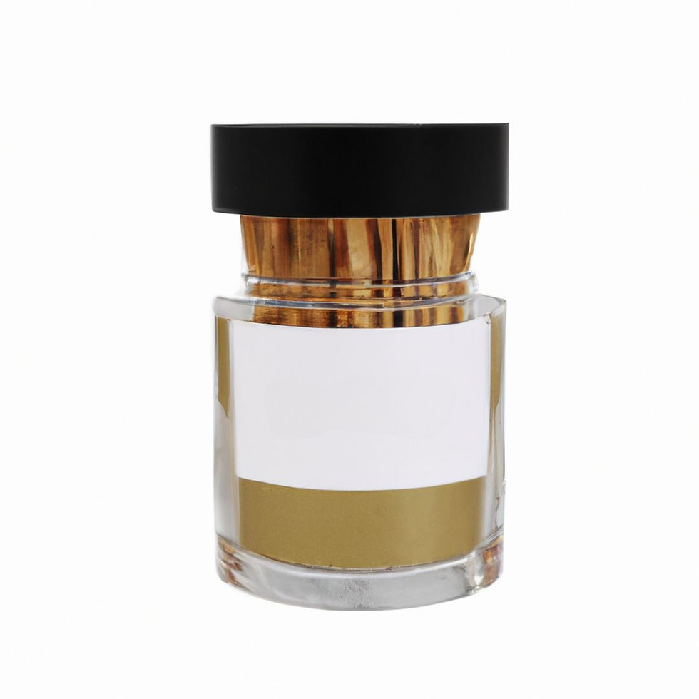 A chic glass jar filled with long white-tipped matches, perfect for lighting candles in style.