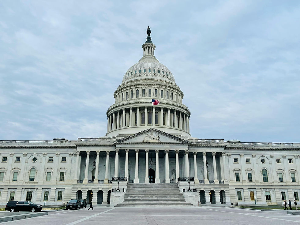 U.S. Capitol Building with its dome